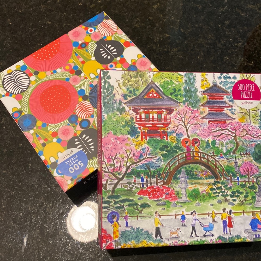 TWO galison Artwork Puzzles